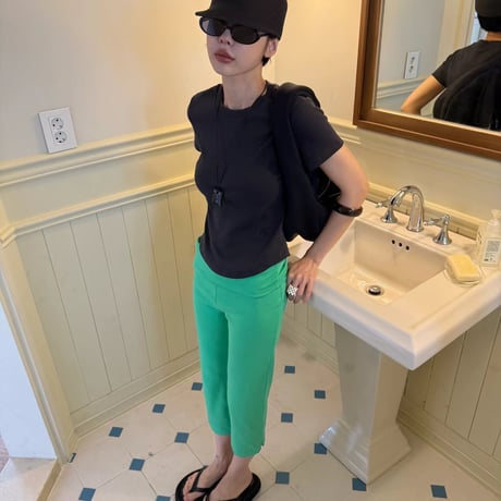 0802 eee♥️capri レギンス pants/2カラー