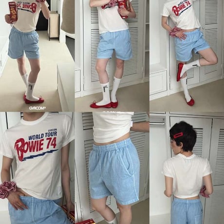 0811 NEW pigment half pants/11カラー
