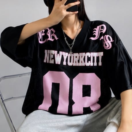 0844 NEW YORK sporty メッシュtops/3カラー