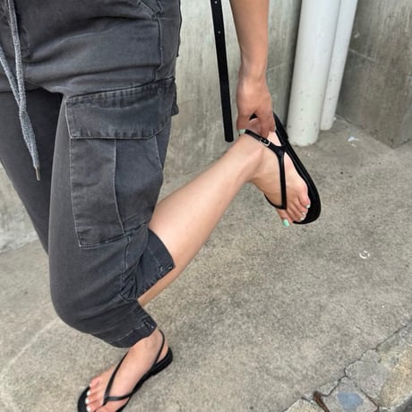 cargo half tight ストレッチpants/2カラー