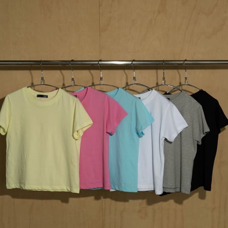 【即納販売】0669 color layered tee【半袖】/ブラックのみ