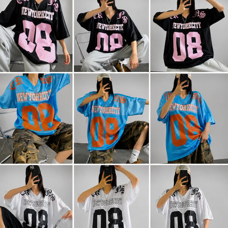 0844 NEW YORK sporty メッシュtops/3カラー