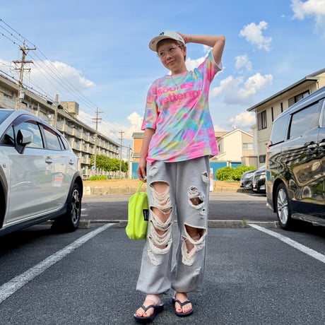 【即納販売】0687 damage sweat pants/3カラー⭐︎まいさん着用⭐︎３カラー