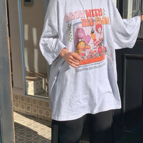 【即納販売】0703 NEW マクドナルドFlowerライトtシャツ/メランジのみ