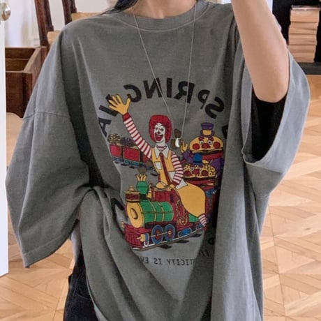 0091 S/S Macdonald pigment t-shirt/3カラー