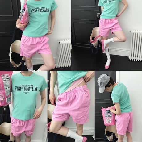 0811 NEW pigment half pants/11カラー