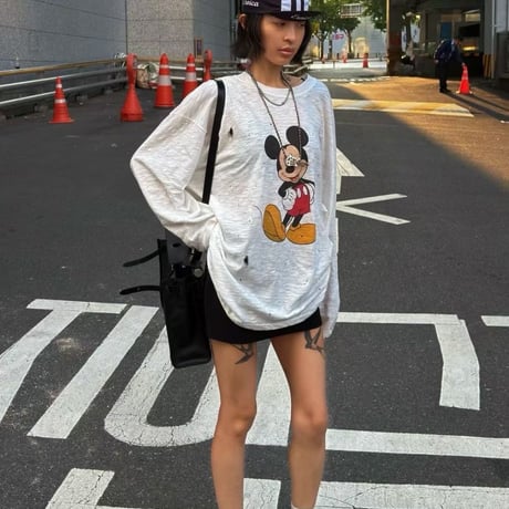 0870 Mickey Splatter Tee/4カラー