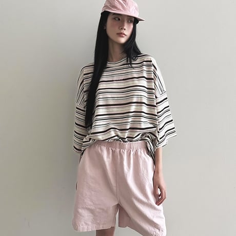 0222 pastel half pants/9カラー
