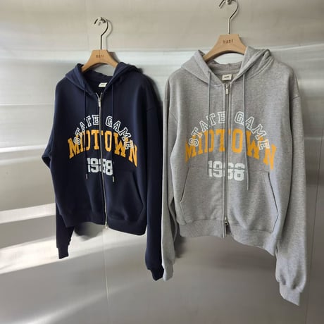 STATE GAME ZIP HOODIE &pants set up/2カラー