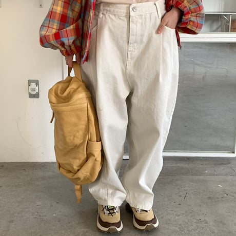 【即納販売】pigmentカーブcolor pants/4カラー