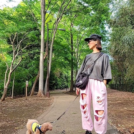 【即納販売】0687 damage sweat pants/3カラー⭐︎まいさん着用⭐︎３カラー