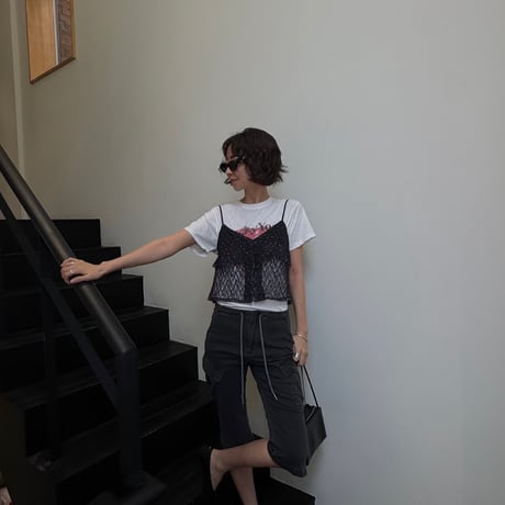 cargo half tight ストレッチpants/2カラー