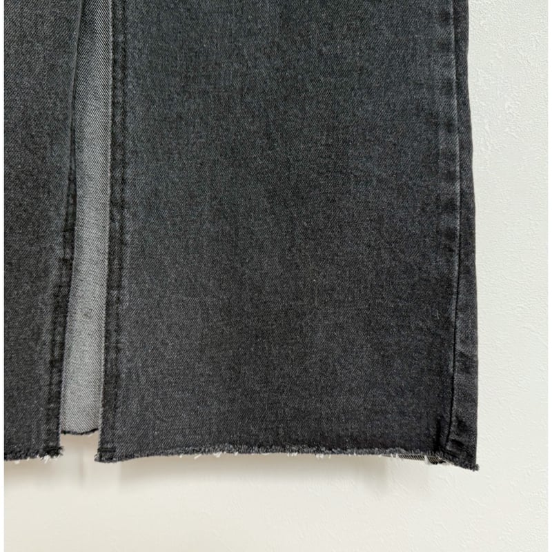 AMIE original》フロントスリットデニムスカート / black | AMIE AMIE original》フロントスリットデニムスカート / black | AMIE