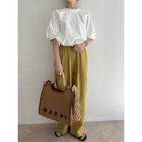 大人気再入荷《AMIE original》バルーンTOPS / white