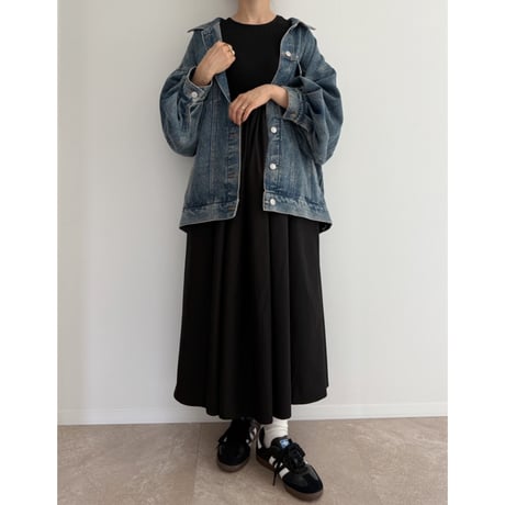 《AMIE original》切替ボリュームワンピース