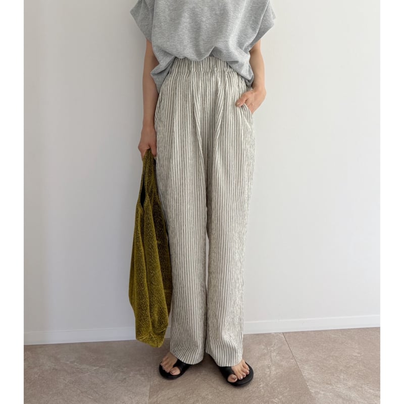 AMIE originalウエストサイドゴムpants AMIE original》ストライプpants | AMIE