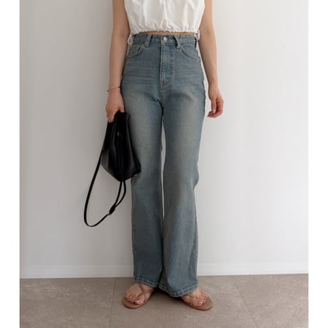 《AMIE original》ストレッチありフレアdenim