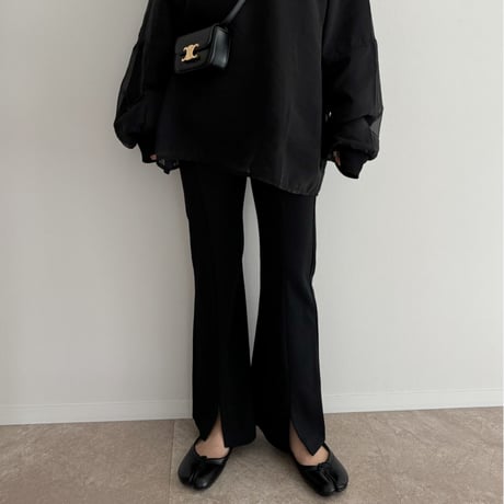 《AMIE original》スリットフレアpants