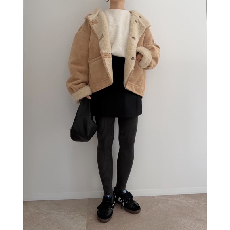 AMIE original》ちょうどいい丈の裏起毛TOPS / 2color | AMIE