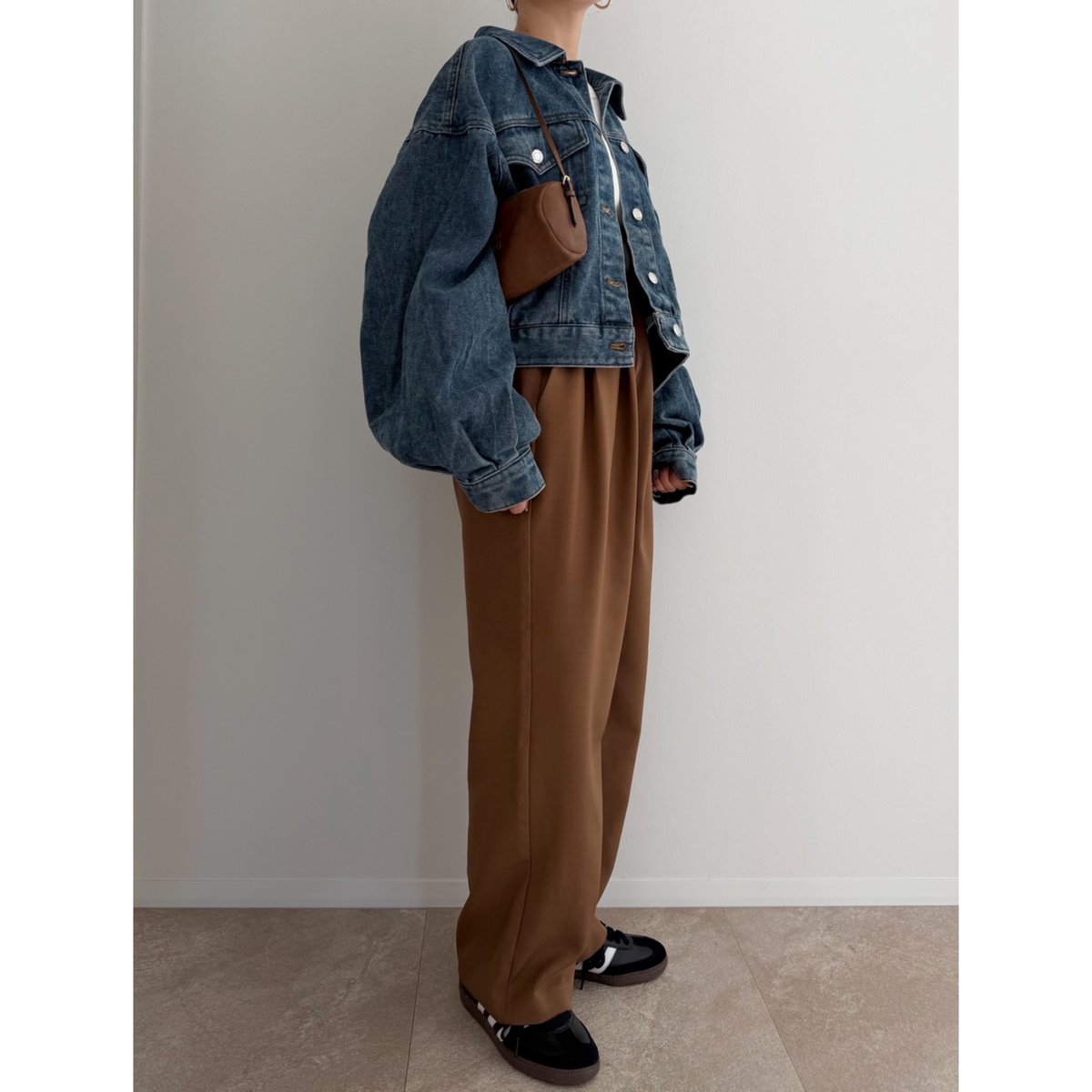 デニムショートジャケット / blue | AMIE