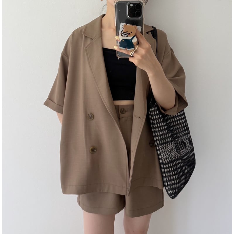 残りわずか】《AMIE original》とろみ素材ショートpants | AMIE