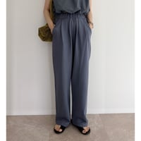 【残りわずか】《AMIE original》tuckスウェットワイドPT / blue