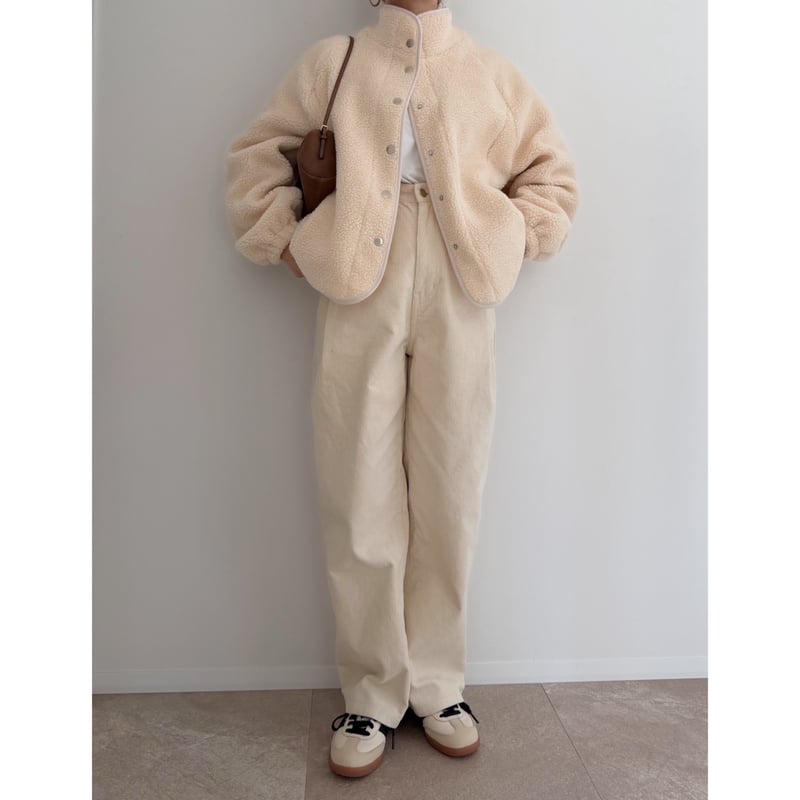 残りわずか】《AMIE original》コーデュロイpants / ivory | AMIE