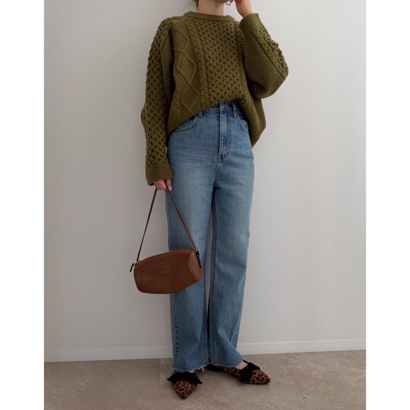 AMIE original ハイウエストストレートデニム Sサイズ 残りわずか】《AMIE original》ハイウエストストレートdenim | AMIE