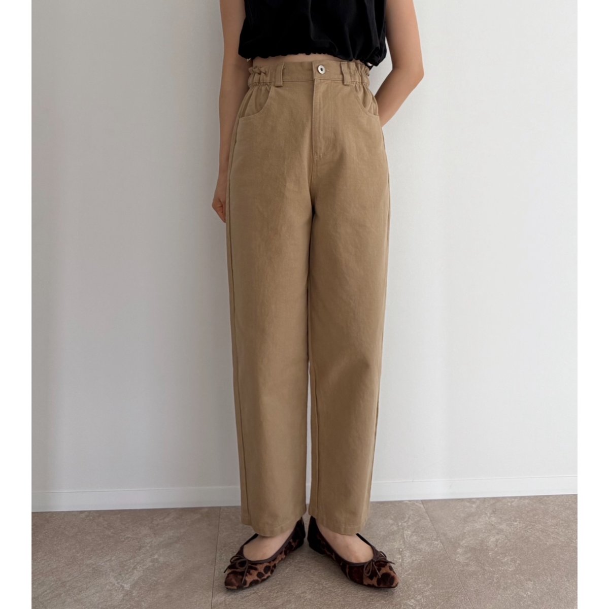 AMIE originalウエストサイドゴムpants AMIE original》ウエストサイドゴムpants | AMIE