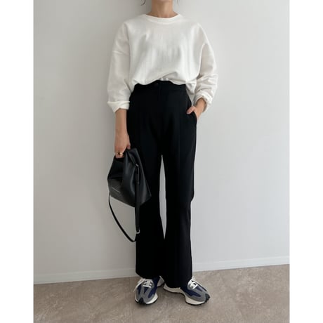 再入荷《AMIE original》フレアpants / black
