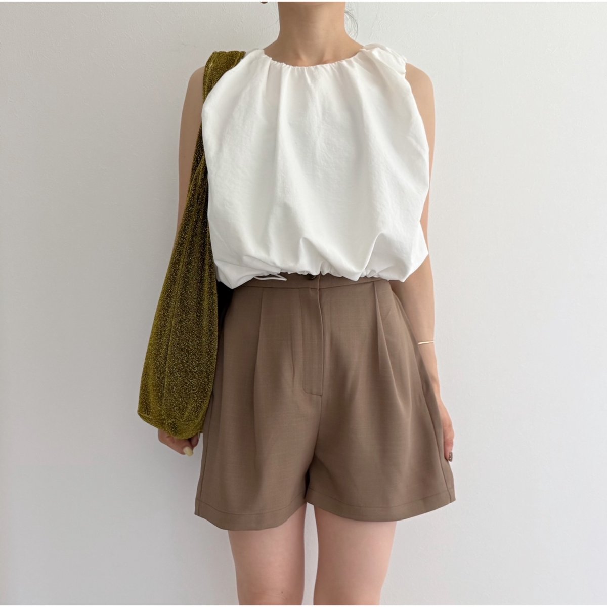 amiページ 残りわずか】《AMIE original》とろみ素材ショートpants | AMIE