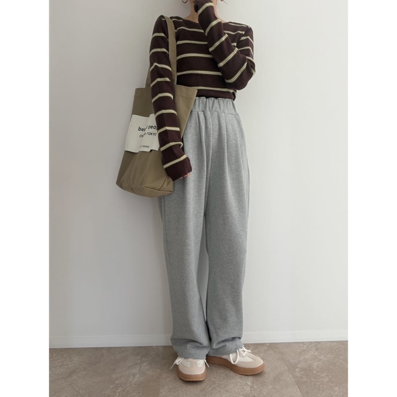 amyページ AMIE original》tuckスウェットワイドPT / gray | AMIE