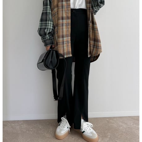 《AMIE original》スリットフレアpants