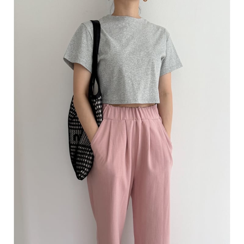 その他 ami 残りわずか】《AMIE original》ショート丈TOPS / gray | AMIE