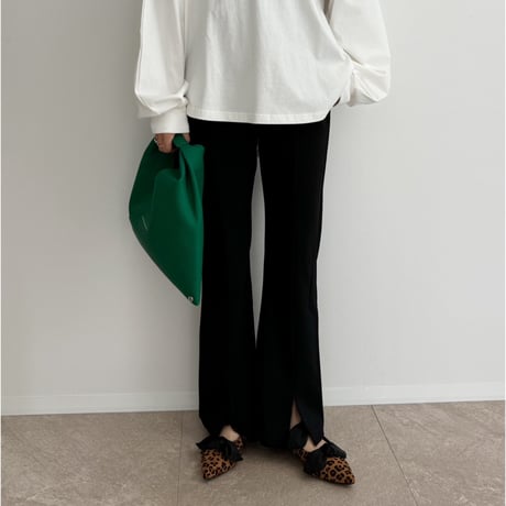 《AMIE original》スリットフレアpants