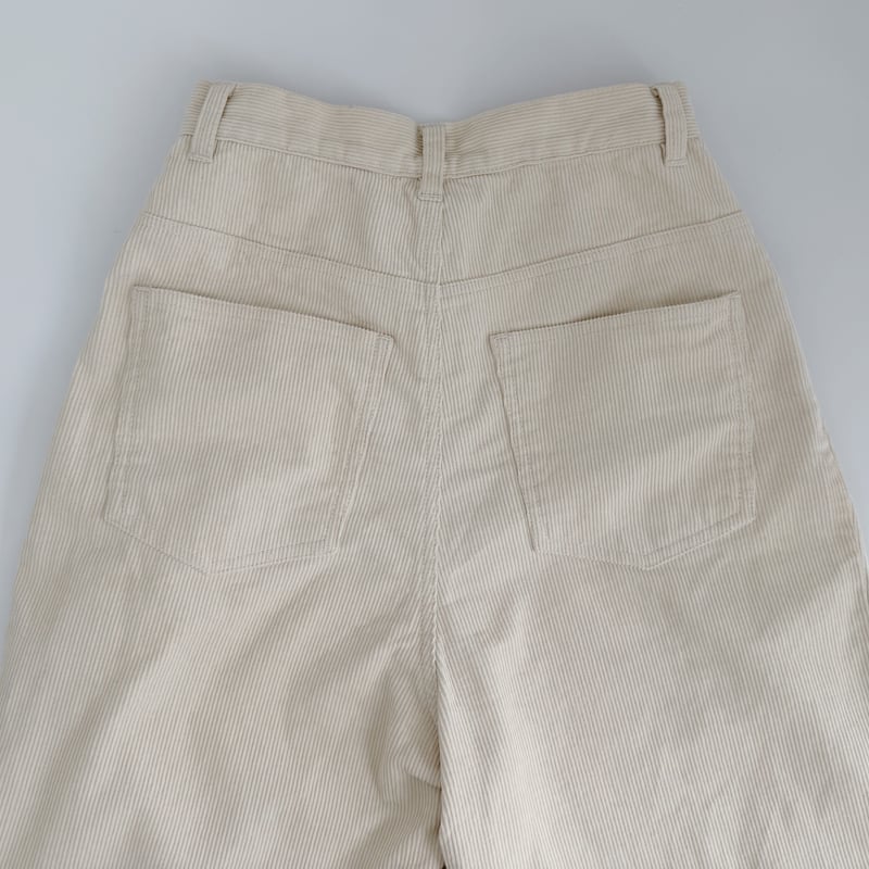 残りわずか】《AMIE original》コーデュロイpants / ivory | AMIE