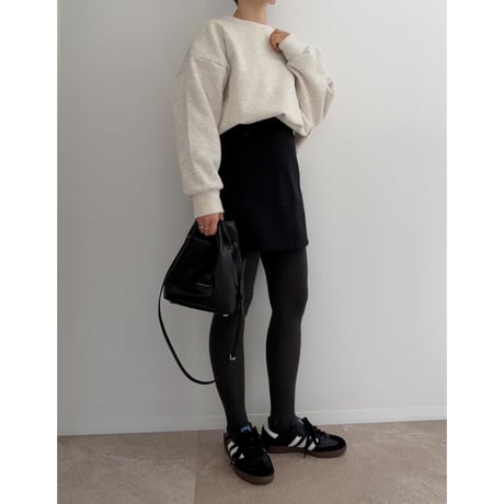 《AMIE original》ちょうどいい丈の裏起毛TOPS / 2color