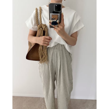 《AMIE original》ストライプpants
