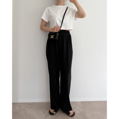 《AMIE original》ショート丈TOPS / white