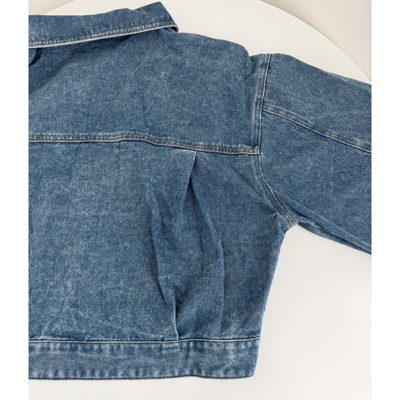 boy london 80s-90s ノースリーブのショートデニムジャケット boy london 80s-90s ノースリーブのショートデニムジャケット レトロ