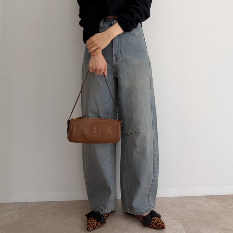 AMIE original》カーブdenim pants | AMIE