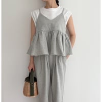 【残りわずか】《AMIE original》スウェット生地ビスチェ / gray