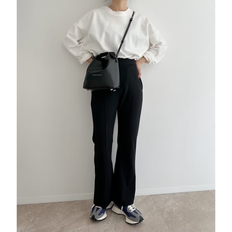再入荷《AMIE original》フレアpants / black