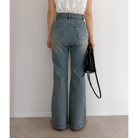 《AMIE original》ストレッチありフレアdenim
