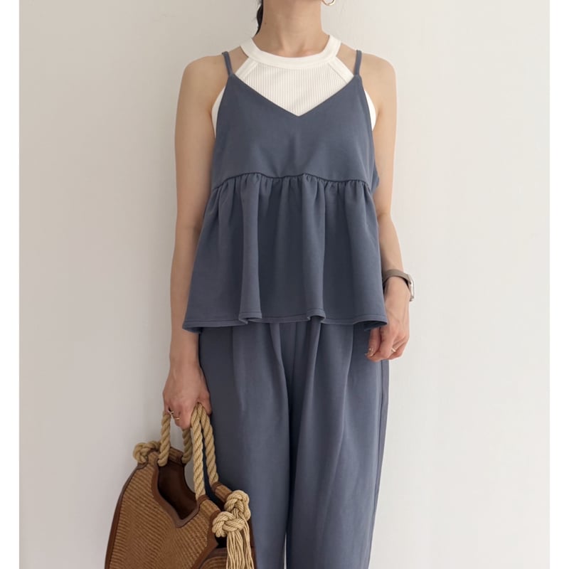 ▼△ Amihページ△▼ 残りわずか】《AMIE original》ハイウエストテーパードdenim