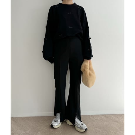 《AMIE original》スリットフレアpants