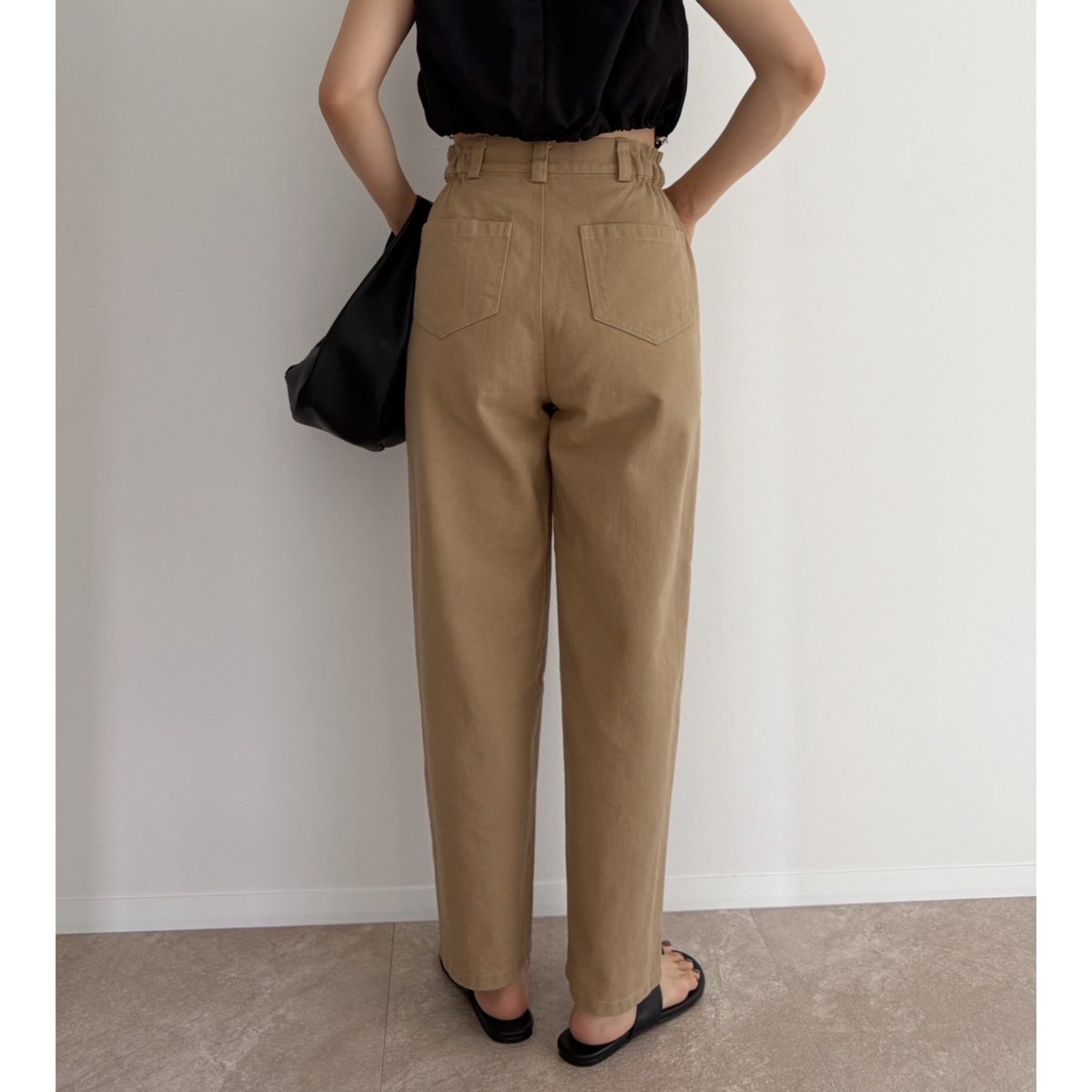 AMIE originalウエストサイドゴムpants 再入荷なし《AMIE original》ウエストサイドゴムpants | AMIE