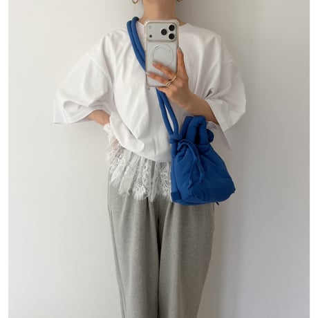 Lace Hem Relax Tee