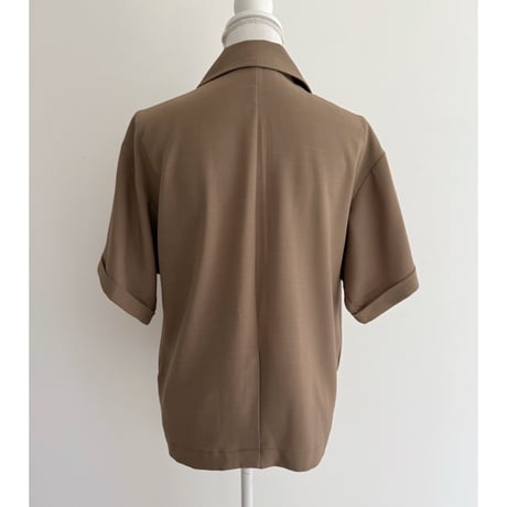 【残りわずか】《AMIE original》とろみ素材ジャケット