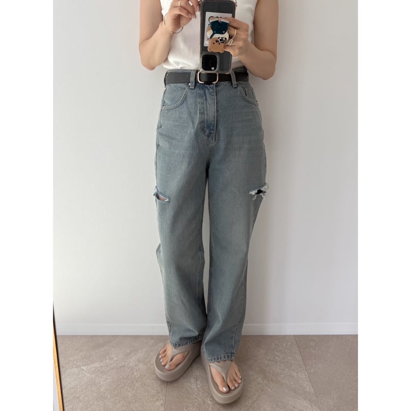 AMIE サイドカットデニム Sサイズ AMIE original》サイドカットdenim | AMIE